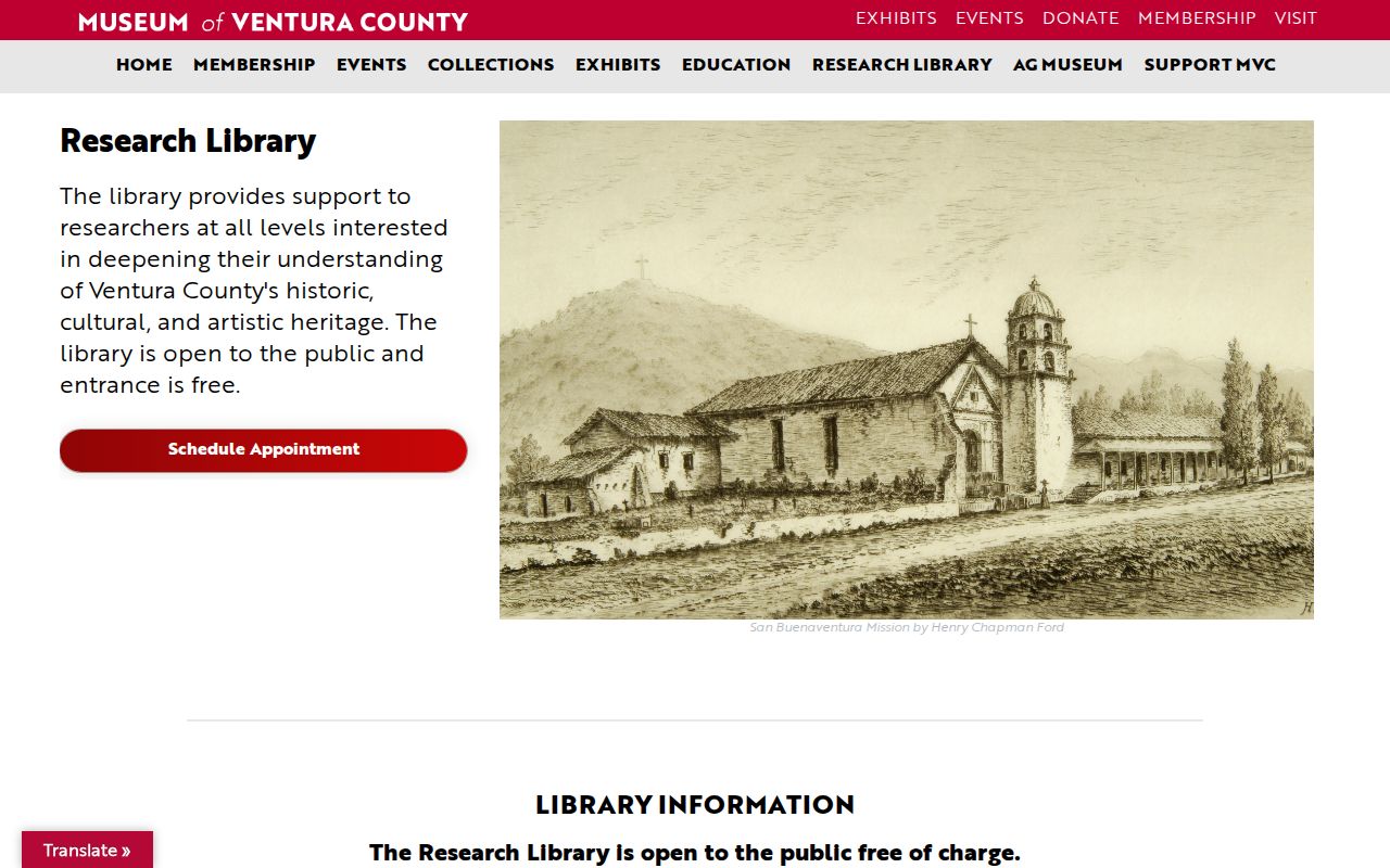 Historical Ventura people directories at the Museum Research Library